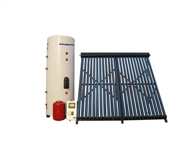 Sonnenwarmwasserbereiter mit Flansch
